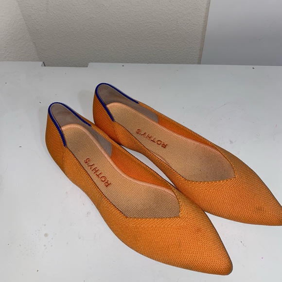 Gently used tangerine Rothy points - Picture 3 of 4